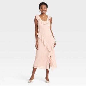 New Day Women's Ruffle Slip Dress